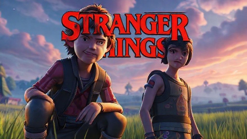 《堡垒之夜》×《怪奇物语》重磅联动：四小英雄勇闯颠倒世界