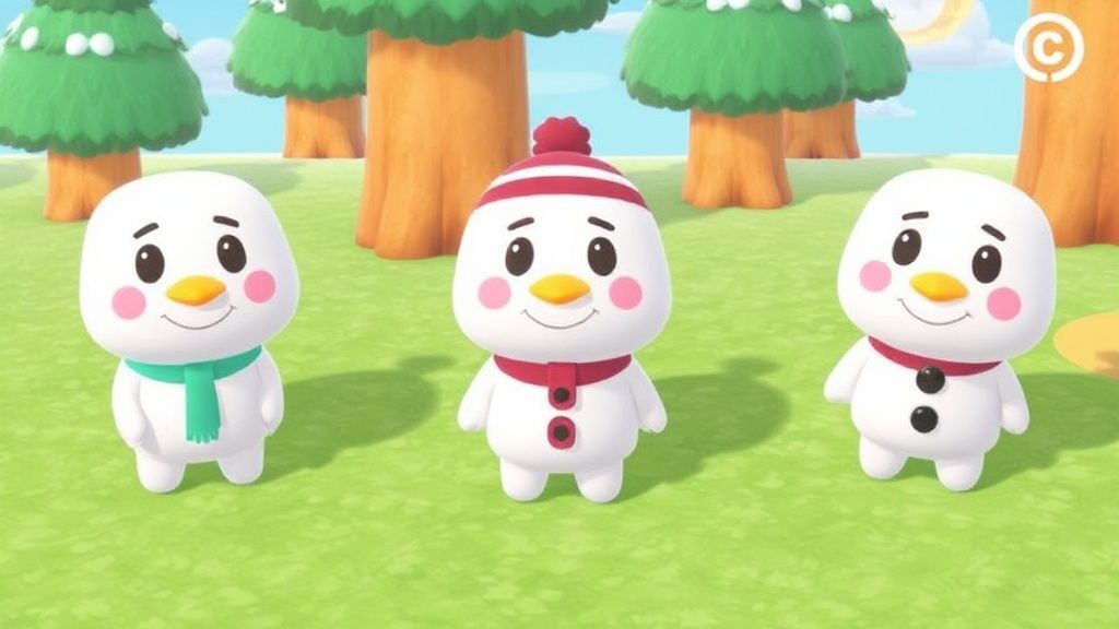 《集合啦！动物森友会》冬季攻略：完美堆雪人技巧与15种冰雪家具DIY配方